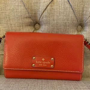 Kate Spade orange crossbody bag